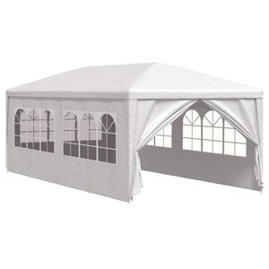 vidaXL svinību telts, 3x6 m, balta