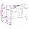 vidaXL Grāmatu plaukts Vecs koks 100 x 33,5 x 64 cm Inženierijas koks