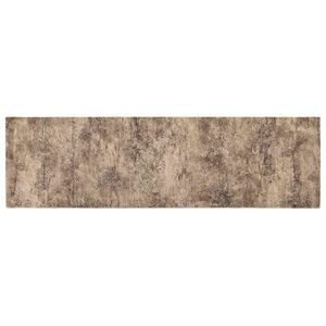 vidaXL Virtuves paklājs Brūns betons 150 x 45 cm 100% poliamīds