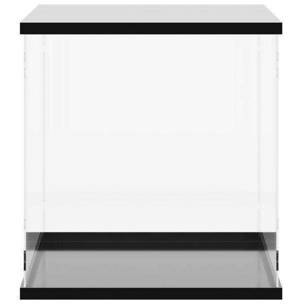 vidaXL vitrīna, caurspīdīga, 56x36x37 cm, akrils