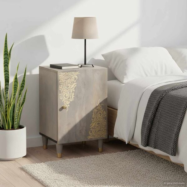 vidaXL Vannas istabas skapītis ar uzglabāšanu Pelēka 38 x 33 x 58 cm