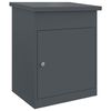 vidaXL Paku nodo&scaron;anas kaste Antracīts 47.5 x 38 x 59 cm Tērauds
