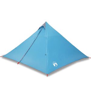 vidaXL ģimenes telts, tipi, 7 personām, zila, ūdensnecaurlaidīga