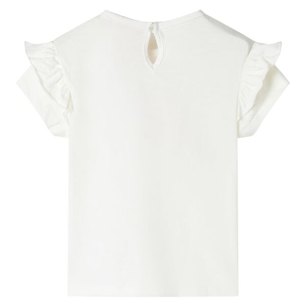 Bērnu T-krekls, krēmīgi iedzeltens, 104