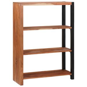vidaXL Grāmatu plaukts Brūna 80 x 30 x 110 cm Cietā akācijas koks