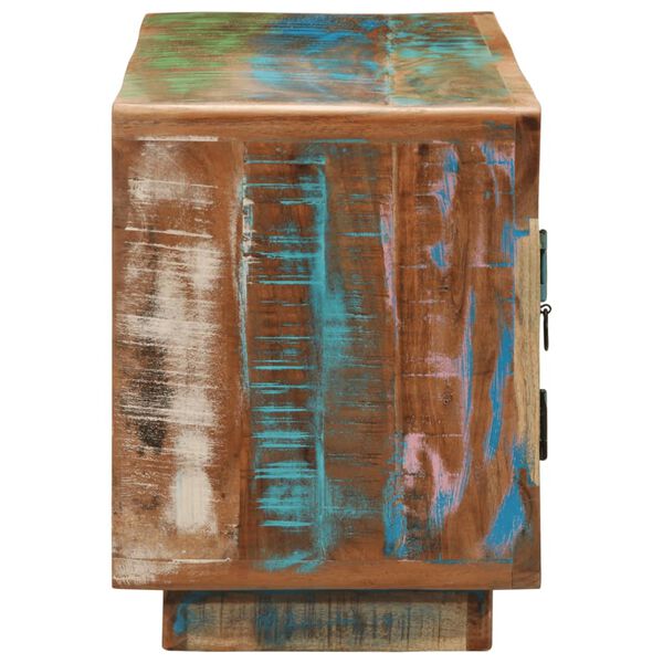 vidaXL TV skapītis, 110x30x40 cm, pārstrādāts masīvkoks