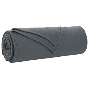vidaXL Mest segu Tum&scaron;i pelēka 210 x 140 cm 0.41 kg Flīss