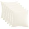 vidaXL Pledu spilvens 6 gab. HEERLEN Balts 35 x 35 cm Audums