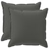 vidaXL Spilvenu pārvalks 2 gab. HOUTEN Antracīta 55 x 55 cm Poliesters