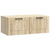 vidaXL Sienā piestiprināms TV skapis Sonomas ozols 78,5 x 41 x 30 cm