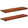 vidaXL Kāpņu pakāpieni 2 gab. 90 x 25 x 2 cm Brūna Cietais gobu koks