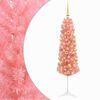 vidaXL Mākslīga slaida Ziemassvētku egle ar bumbiņām 150 cm 150 LED