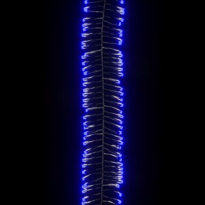 vidaXL LED lampiņu virtene ar 2000 LED, zila, 17 m, PVC