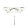 vidaXL Dārza parasols Smilšu 295 x 295 x 245 cm Poliesters un tērauds
