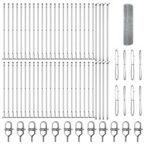 vidaXL Žoga āķis Sudraba