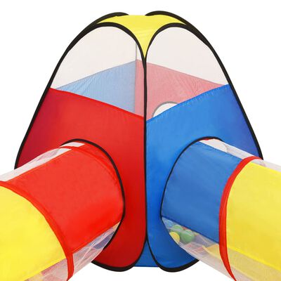 vidaXL rotaļu telts, krāsaina, 190x264x90 cm