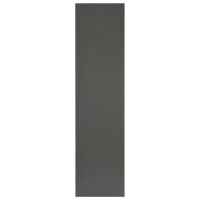vidaXL vannasistabas mēbeles, pelēkas, 160x40x16,3 cm