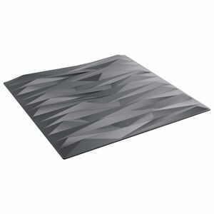 vidaXL Sienas paneļi 48 pcs Akmens pelēks 50 x 50 cm XPS Putu