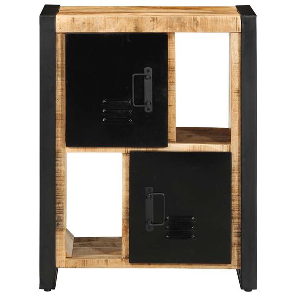 vidaXL kumode, 55x35x70 cm, neapstrādāts mango masīvkoks