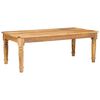 vidaXL Kafijas galdiņ&scaron; Brūna 110 x 55 x 40 cm Cieta mango koksne