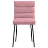 vidaXL virtuves krēsli, 2 gab., rozā samts