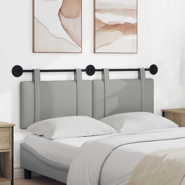 vidaXL Karājo&scaron;s galvgalis Mākoņu pelēka 150 x 55 x 5 cm audums