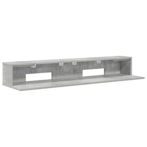 vidaXL Studijas galds Betona pelēks 152 x 36 x 19,5 cm