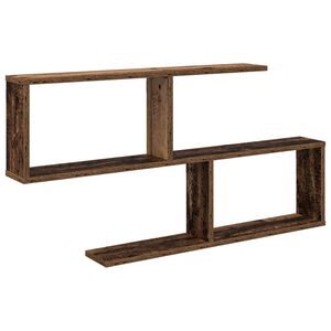 vidaXL Sienas plaukts Vecs koks 100 x 12 x 50,5 cm Inženierijas koks