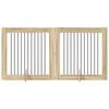 vidaXL Suņu vārti ar statīviem 2 pcs Sonomas ozols 100 x 100 cm