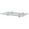 vidaXL sienas plaukti, 2 gab., 50x10 cm, 8 mm, stikls