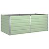 vidaXL Puķu kaste Pasteļa zaļa 195 x 100 x 75 cm Cinkota tērauda