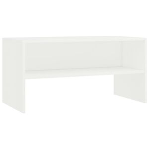 vidaXL TV skapītis, 80x40x40 cm, balts, inženierijas koks