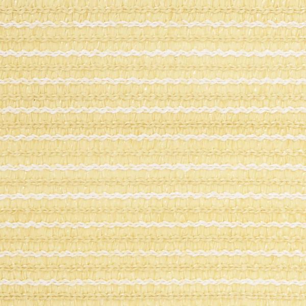 vidaXL balkona aizslietnis, 90x600 cm, bē&scaron;s HDPE