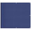 vidaXL balkona aizslietnis, zils, 90x1000 cm, 100% poliestera oksforda