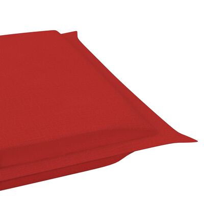 vidaXL sauļošanās zvilnis ar matraci, pelēks akācijas masīvkoks