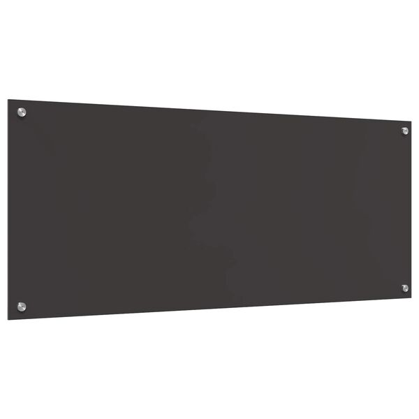 vidaXL Virtuves aizsargpanelis Tumši pelēka 120 x 50 x 0,6 cm