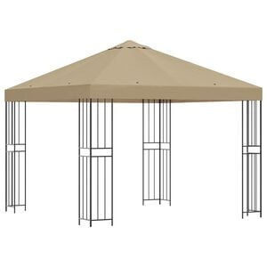 vidaXL Nojume 3 x 3 m Bē&scaron;a Poliesters un tērauds 190 gsm