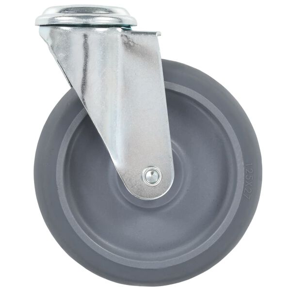 vidaXL grozāmi ritenī&scaron;i, 4 gab., 125 mm