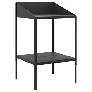 vidaXL augu statīvs, antracītpelēks, 56,5x54,5x100 cm, cinkots tērauds