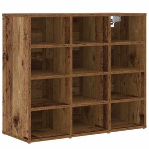 vidaXL Apavu skapis 77,5 x 30 x 67 cm Inženierijas koks Vecs koks