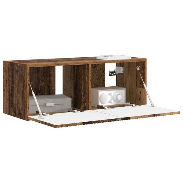 vidaXL TV sienas skapītis Vecs koks 60 x 31 x 29.5 cm