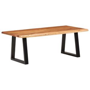 vidaXL kafijas galdiņ&scaron;, 110x55x40 cm, akācijas masīvkoks