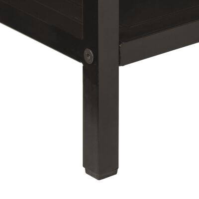vidaXL konsoles galdiņš, 100x35x76 cm, mango masīvkoks, dzelzs