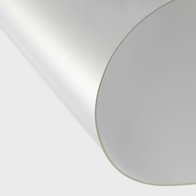 vidaXL galda aizsargsegums, matēts, 80x80 cm, 2 mm, PVC