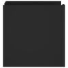 vidaXL naktsskapītis, melns, 45x50x50 cm, inženierijas koks