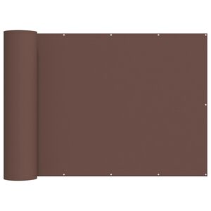 vidaXL Balkona privātuma ekrāns 150 x 400 cm Audums ar PU pārklājumu