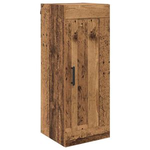vidaXL Sienas skapis Vecs koks 34,5 x 34 x 90 cm Inženierijas koks