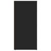 vidaXL kumode, melna, 40x33x70 cm, inženierijas koks