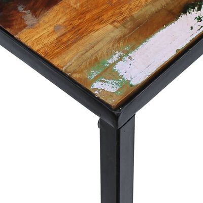 vidaXL kafijas galdiņš, pārstrādāts masīvkoks, 100x60x40 cm