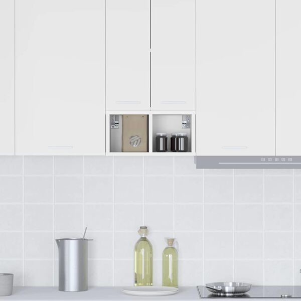 vidaXL Piekarams skapītis Balts 20 x 29,5 x 40 cm Inženierijas koks